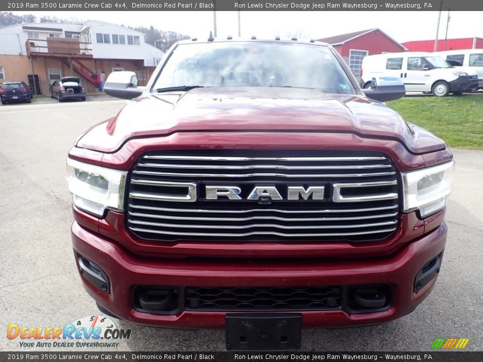 2019 Ram 3500 Laramie Crew Cab 4x4 Delmonico Red Pearl / Black Photo #9