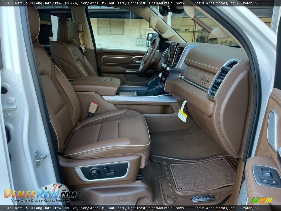 Front Seat of 2021 Ram 1500 Long Horn Crew Cab 4x4 Photo #21