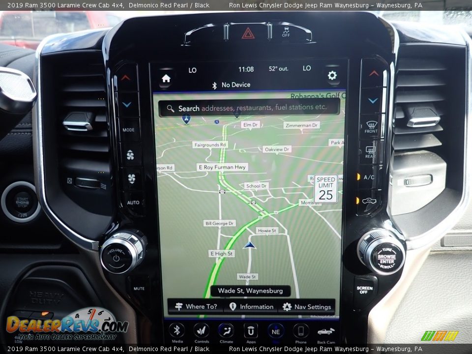 Navigation of 2019 Ram 3500 Laramie Crew Cab 4x4 Photo #17