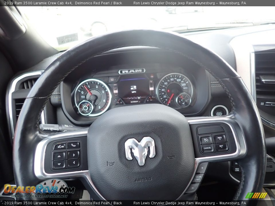 2019 Ram 3500 Laramie Crew Cab 4x4 Steering Wheel Photo #20