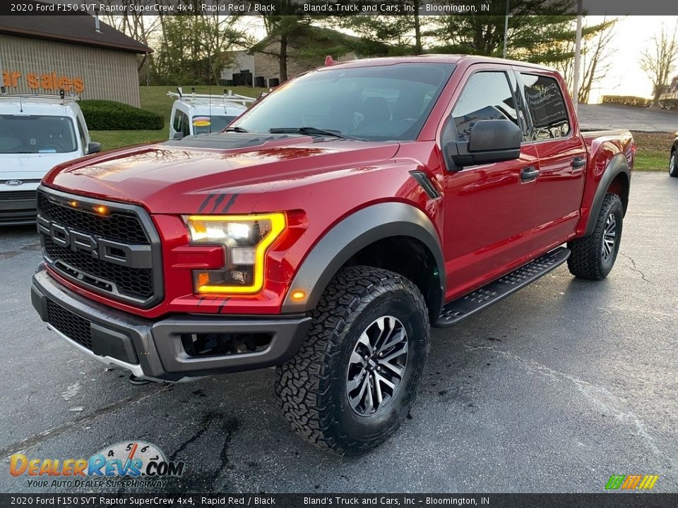 Front 3/4 View of 2020 Ford F150 SVT Raptor SuperCrew 4x4 Photo #2