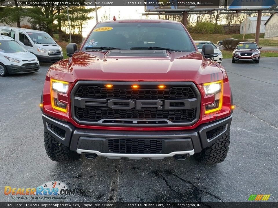 2020 Ford F150 SVT Raptor SuperCrew 4x4 Rapid Red / Black Photo #3