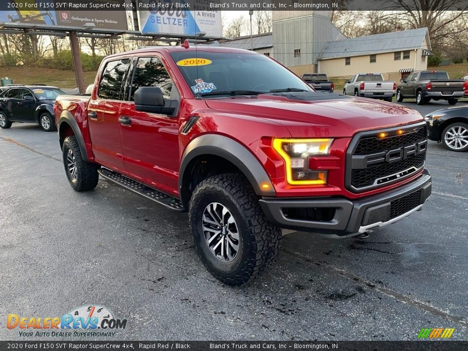 2020 Ford F150 SVT Raptor SuperCrew 4x4 Rapid Red / Black Photo #4