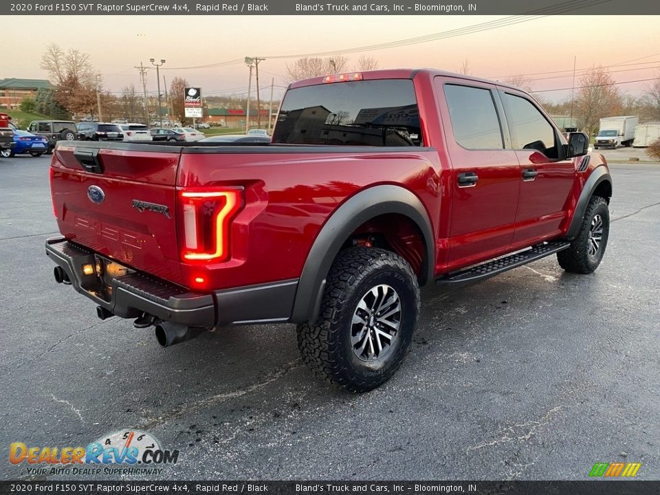 2020 Ford F150 SVT Raptor SuperCrew 4x4 Rapid Red / Black Photo #6