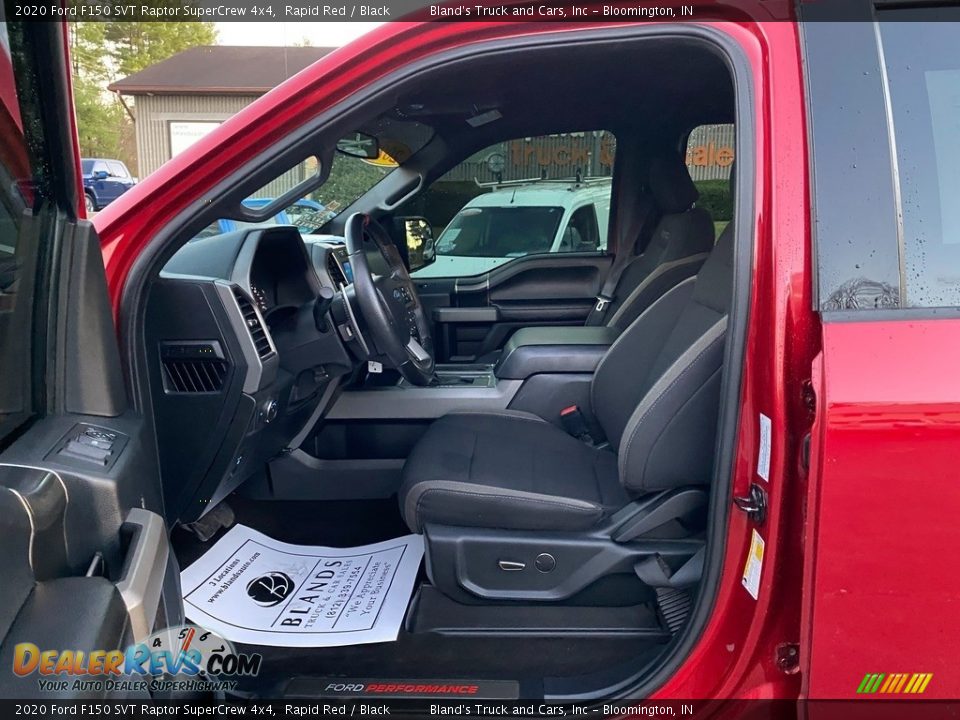 Front Seat of 2020 Ford F150 SVT Raptor SuperCrew 4x4 Photo #13