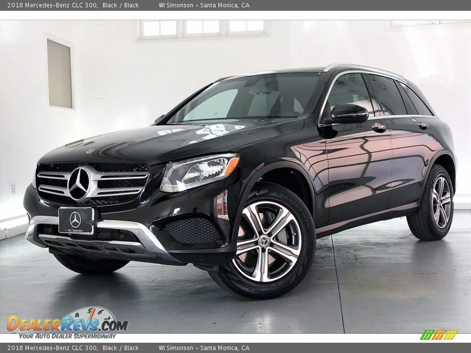 2018 Mercedes-Benz GLC 300 Black / Black Photo #12