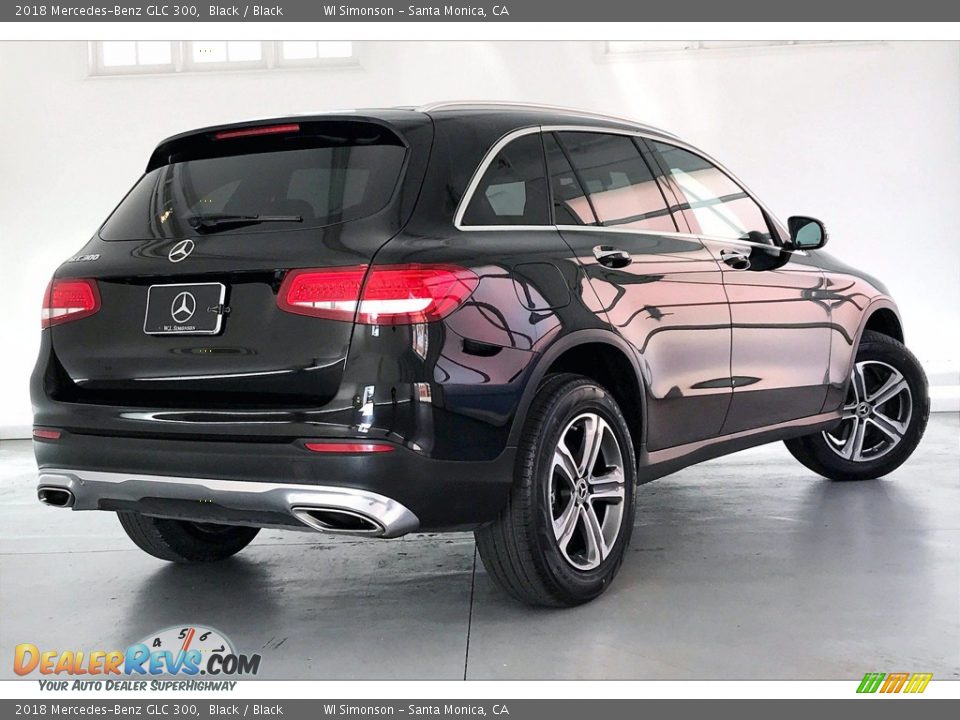 2018 Mercedes-Benz GLC 300 Black / Black Photo #13