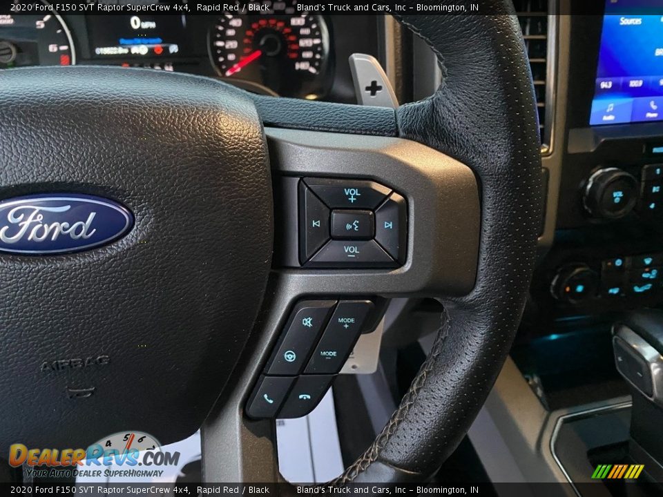 2020 Ford F150 SVT Raptor SuperCrew 4x4 Steering Wheel Photo #20