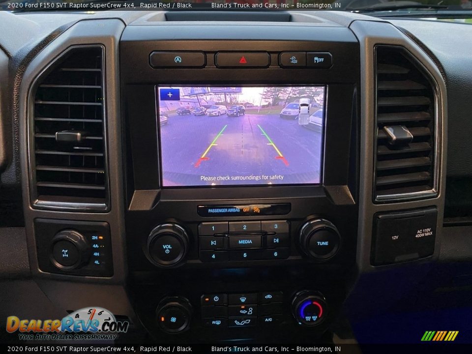 Controls of 2020 Ford F150 SVT Raptor SuperCrew 4x4 Photo #24