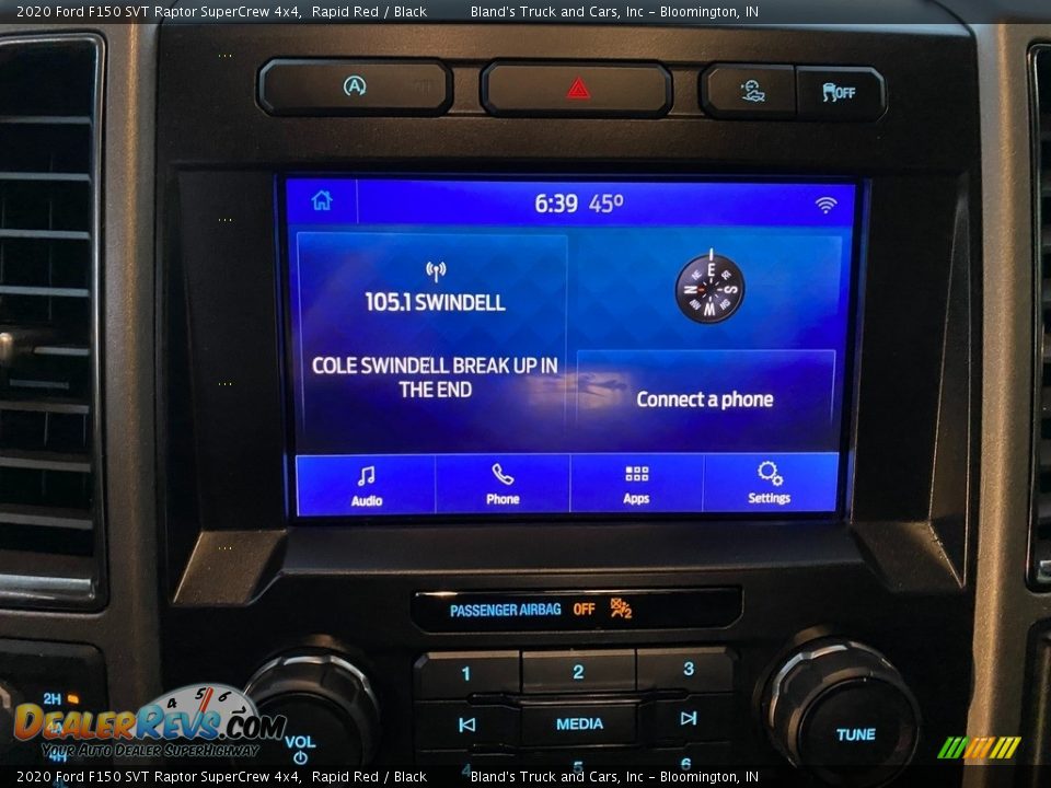 Controls of 2020 Ford F150 SVT Raptor SuperCrew 4x4 Photo #26