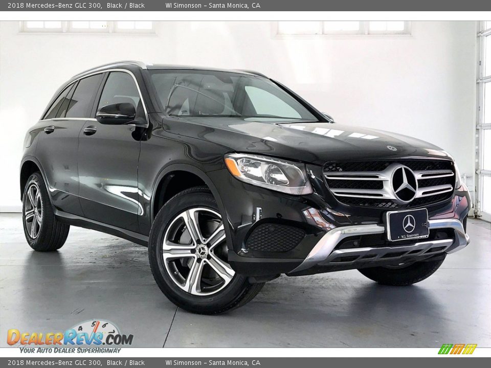 2018 Mercedes-Benz GLC 300 Black / Black Photo #33