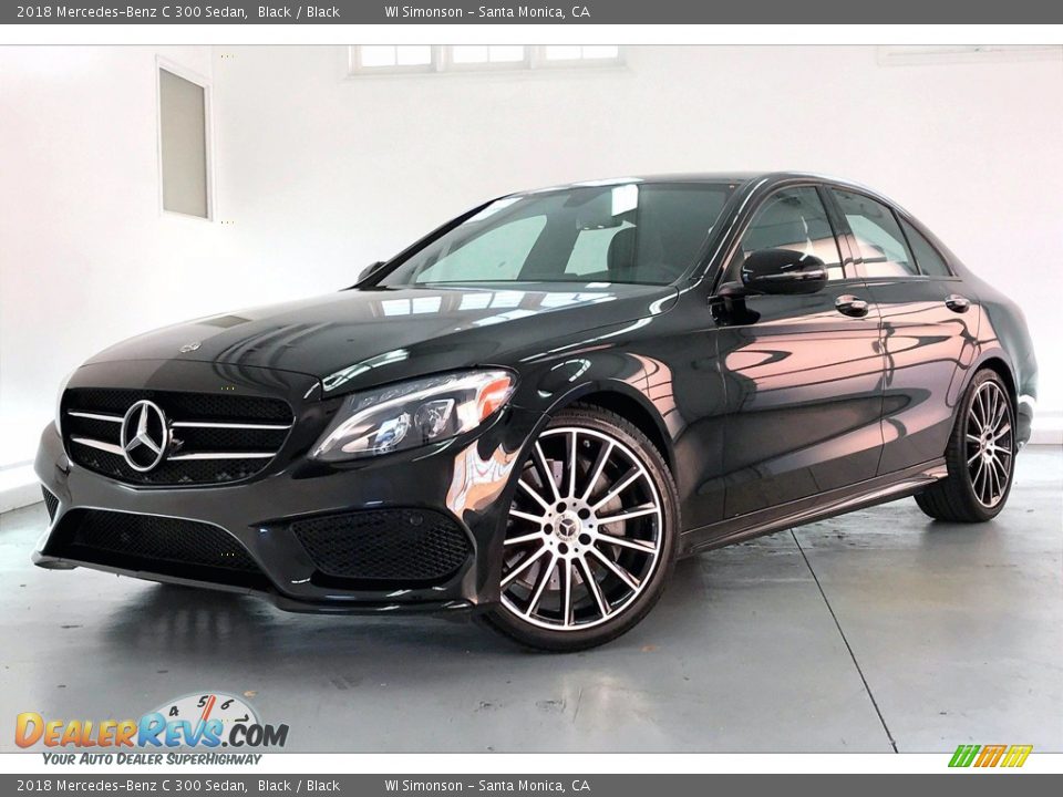 2018 Mercedes-Benz C 300 Sedan Black / Black Photo #12