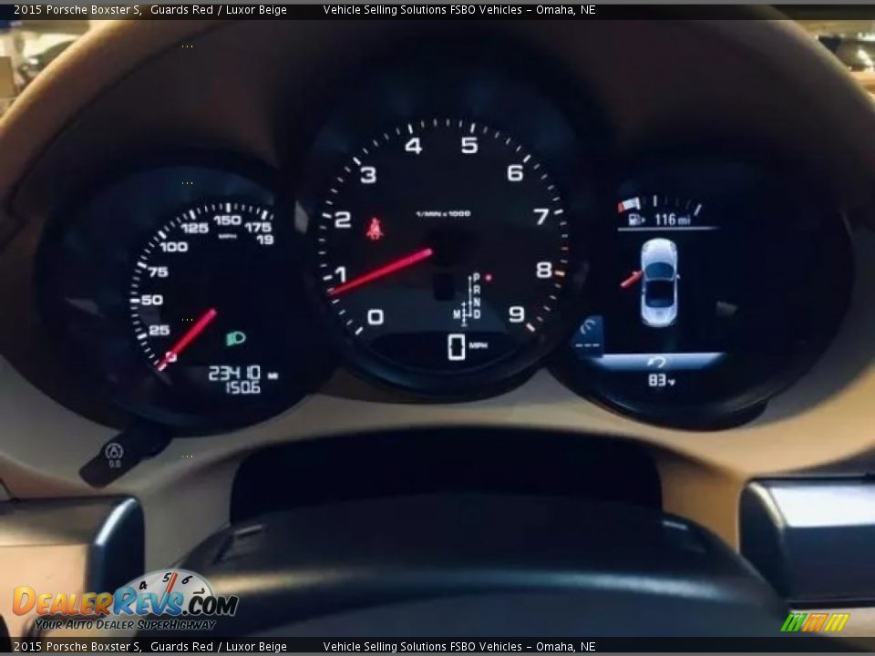 2015 Porsche Boxster S Gauges Photo #3