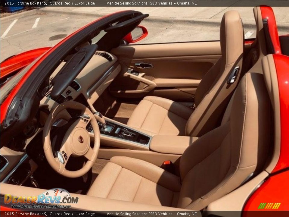 2015 Porsche Boxster S Guards Red / Luxor Beige Photo #5