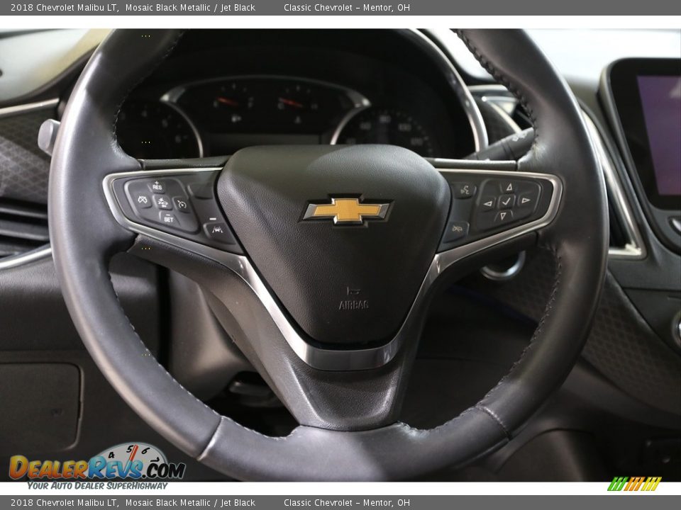 2018 Chevrolet Malibu LT Mosaic Black Metallic / Jet Black Photo #7