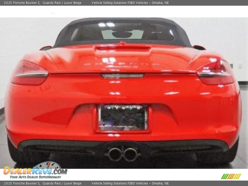 2015 Porsche Boxster S Guards Red / Luxor Beige Photo #6