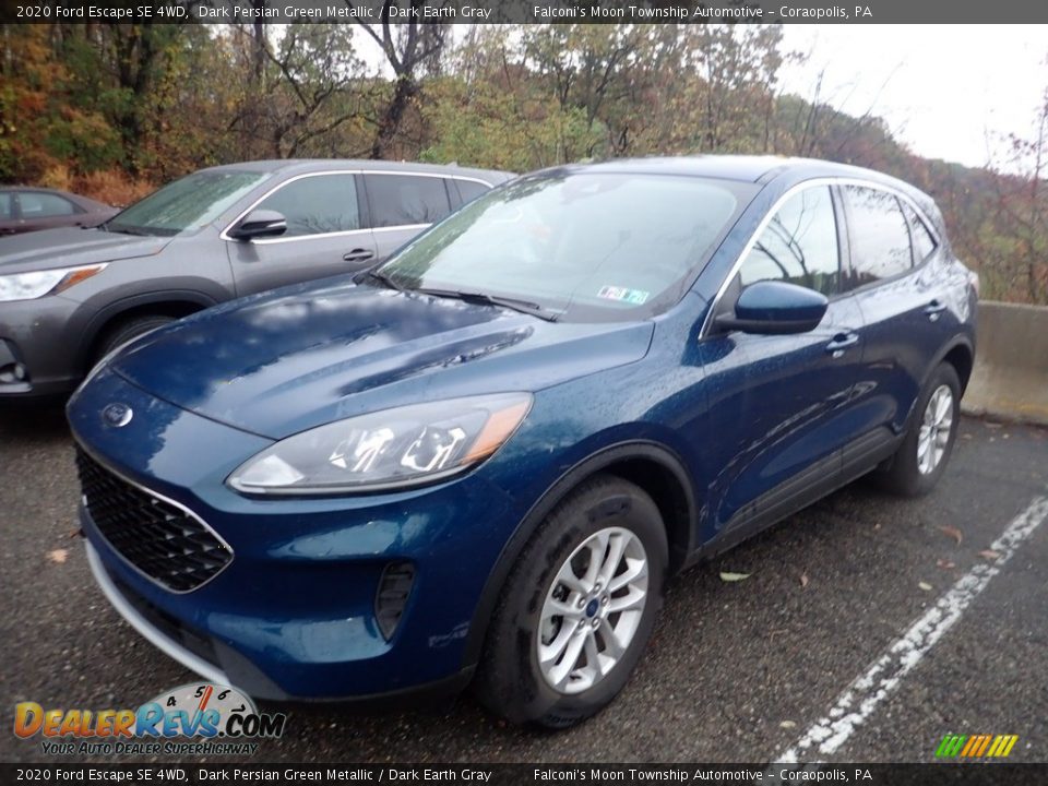 2020 Ford Escape SE 4WD Dark Persian Green Metallic / Dark Earth Gray Photo #1