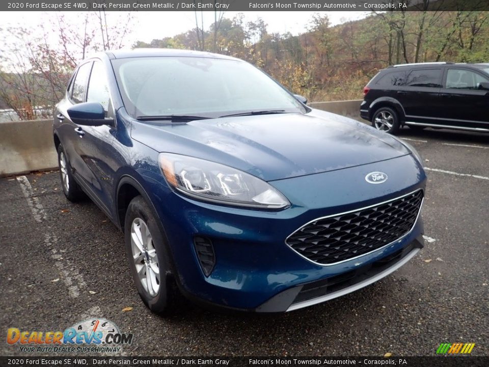 2020 Ford Escape SE 4WD Dark Persian Green Metallic / Dark Earth Gray Photo #4