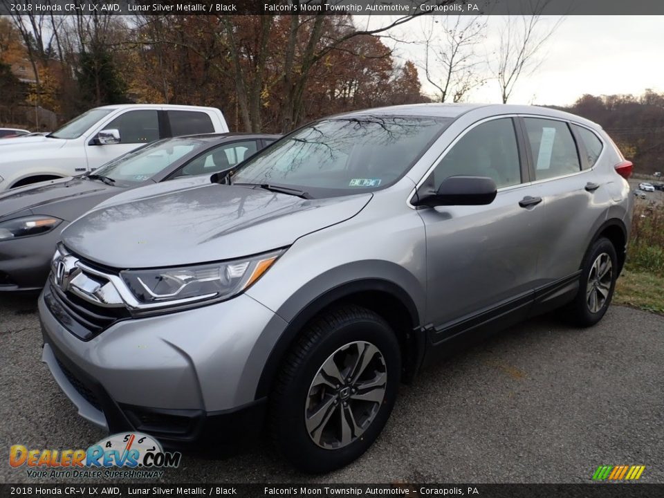 2018 Honda CR-V LX AWD Lunar Silver Metallic / Black Photo #1