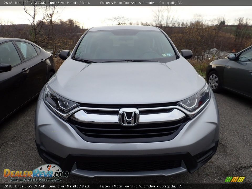 2018 Honda CR-V LX AWD Lunar Silver Metallic / Black Photo #3