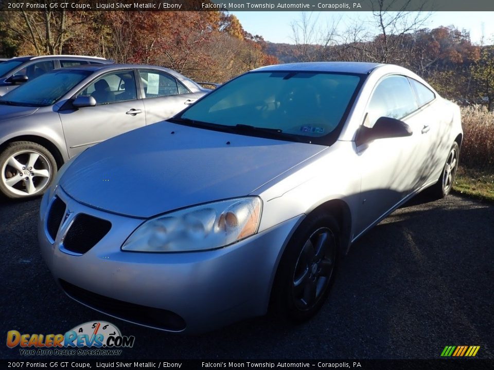 2007 Pontiac G6 GT Coupe Liquid Silver Metallic / Ebony Photo #1