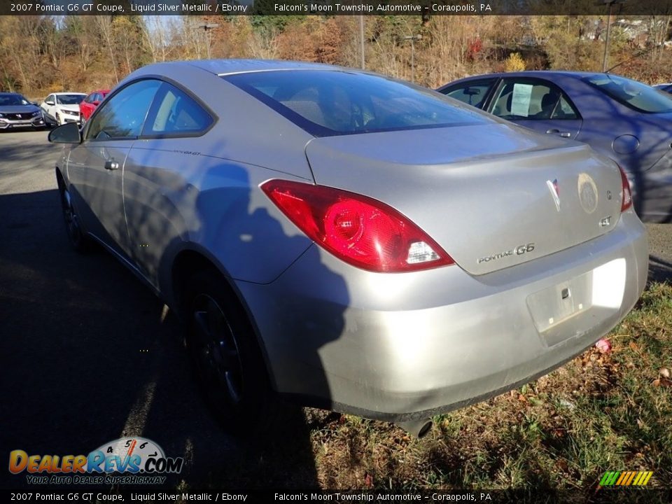 2007 Pontiac G6 GT Coupe Liquid Silver Metallic / Ebony Photo #2