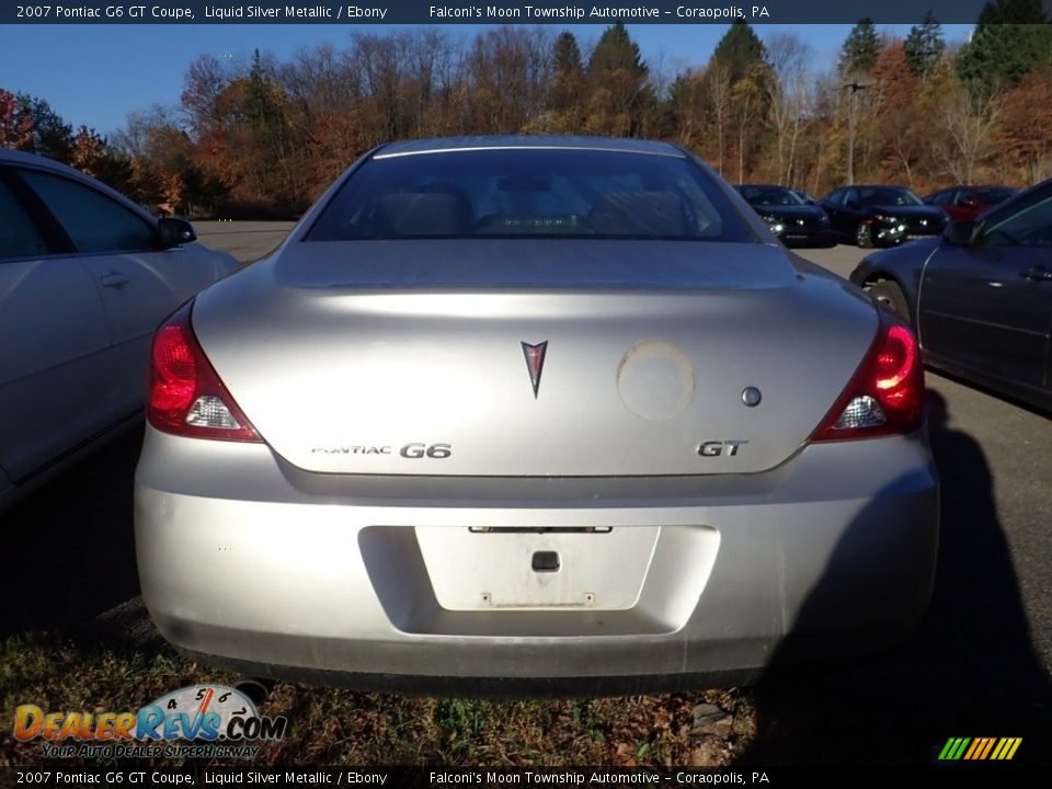 2007 Pontiac G6 GT Coupe Liquid Silver Metallic / Ebony Photo #3