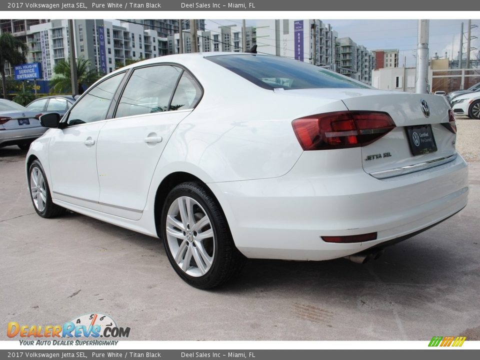 Pure White 2017 Volkswagen Jetta SEL Photo #7