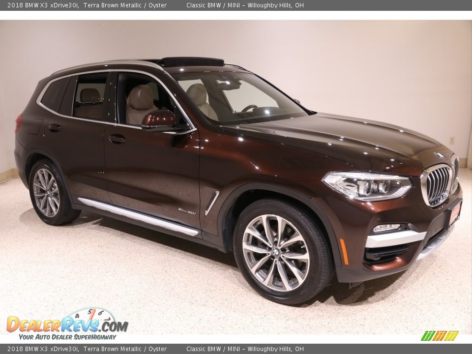 2018 BMW X3 xDrive30i Terra Brown Metallic / Oyster Photo #1