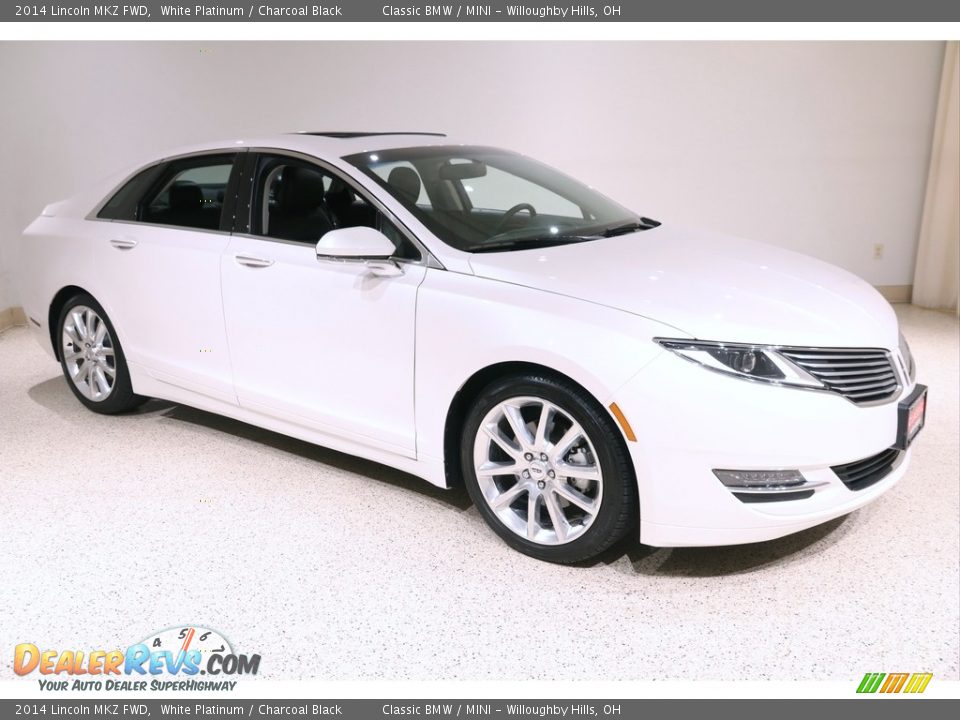 2014 Lincoln MKZ FWD White Platinum / Charcoal Black Photo #1