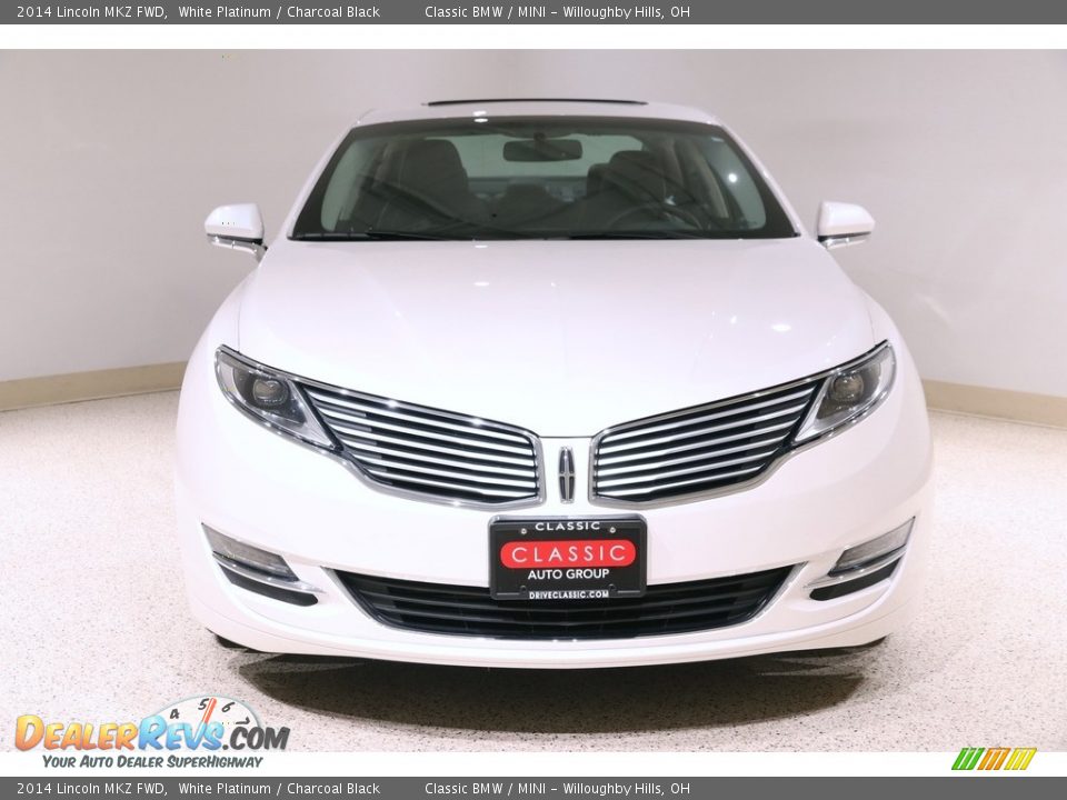 2014 Lincoln MKZ FWD White Platinum / Charcoal Black Photo #2