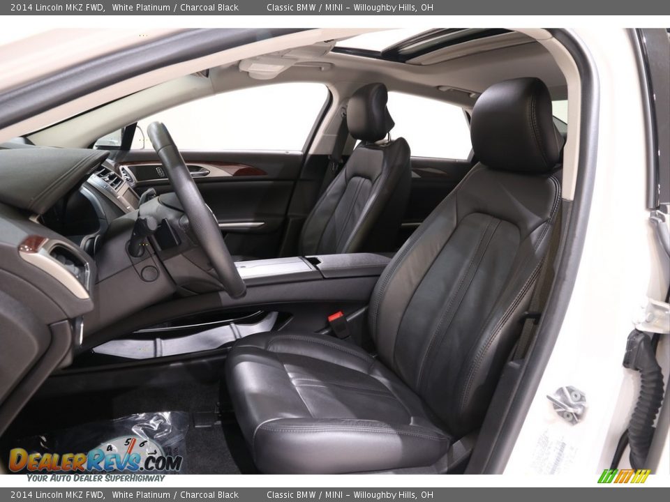 2014 Lincoln MKZ FWD White Platinum / Charcoal Black Photo #6