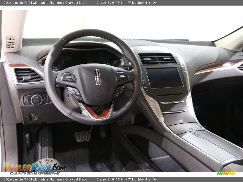 2014 Lincoln MKZ FWD White Platinum / Charcoal Black Photo #7