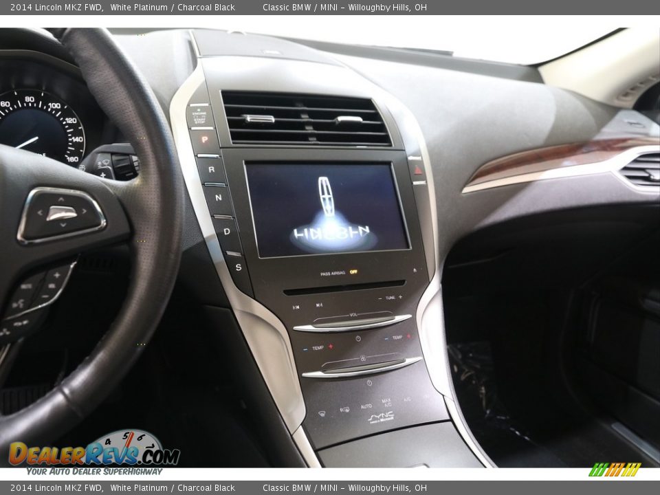 2014 Lincoln MKZ FWD White Platinum / Charcoal Black Photo #10