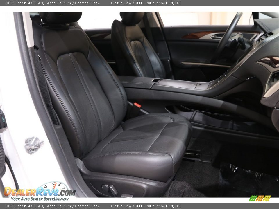 2014 Lincoln MKZ FWD White Platinum / Charcoal Black Photo #18