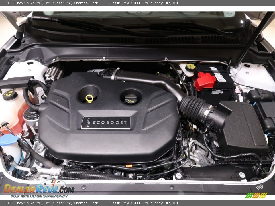 2014 Lincoln MKZ FWD White Platinum / Charcoal Black Photo #23