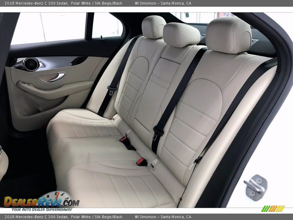 2018 Mercedes-Benz C 300 Sedan Polar White / Silk Beige/Black Photo #20