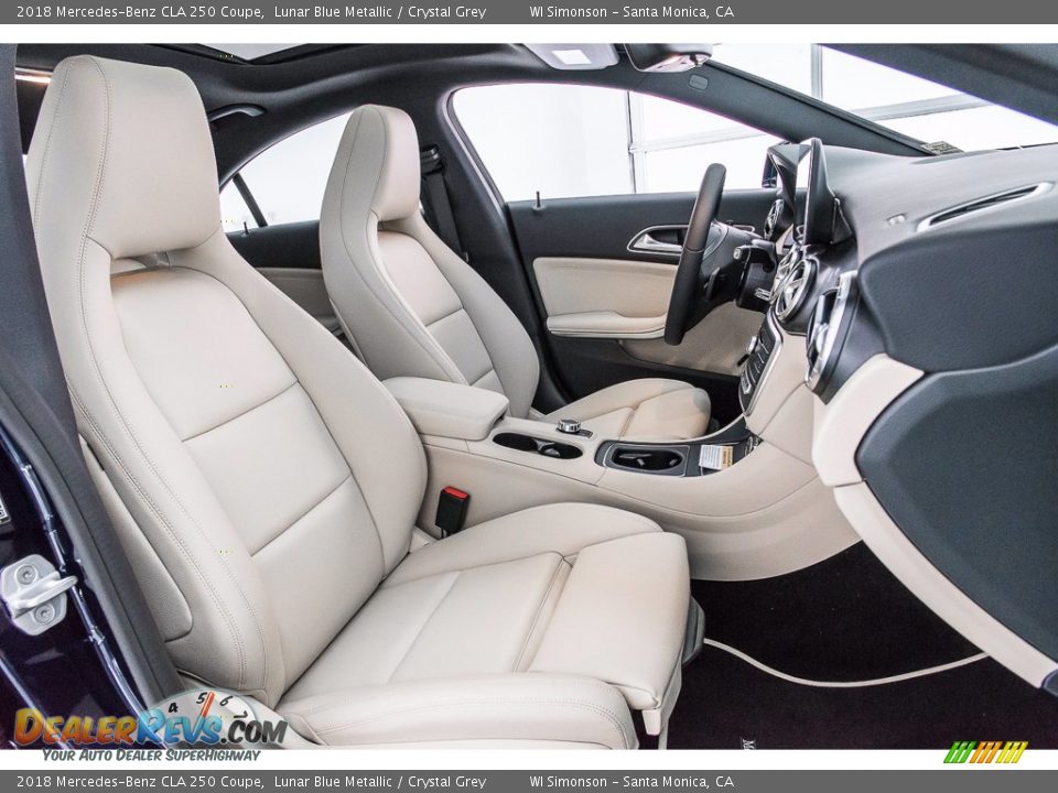 2018 Mercedes-Benz CLA 250 Coupe Lunar Blue Metallic / Crystal Grey Photo #2