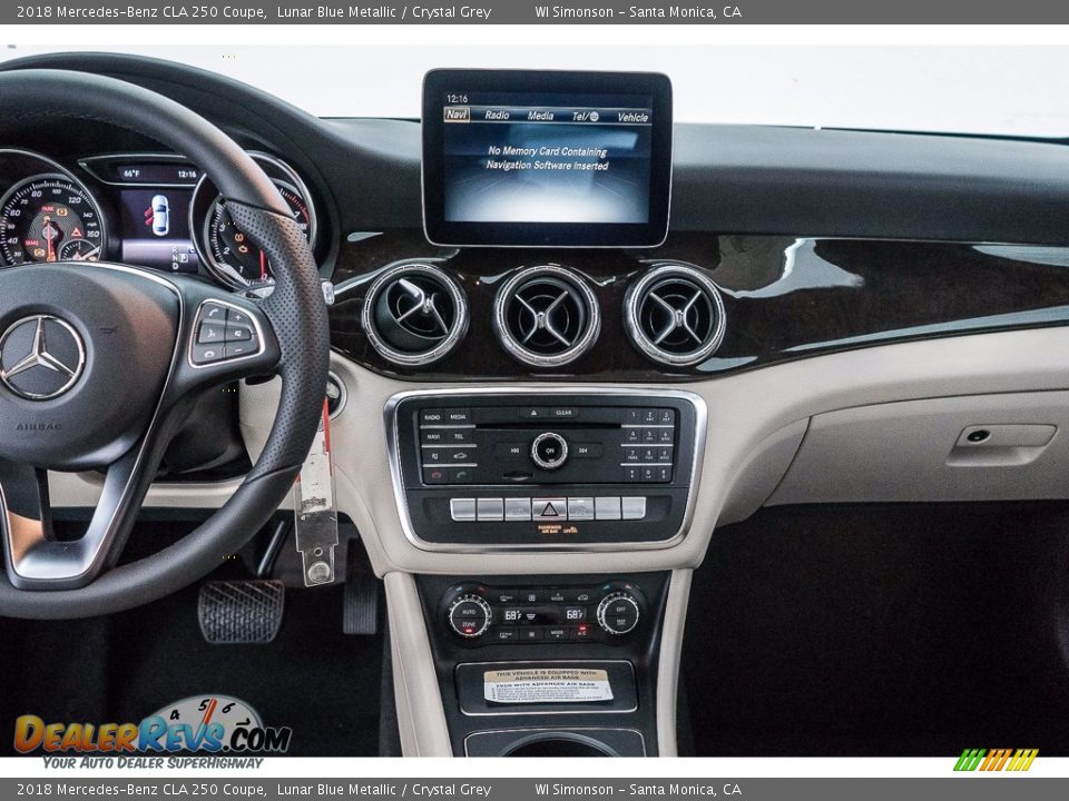 2018 Mercedes-Benz CLA 250 Coupe Lunar Blue Metallic / Crystal Grey Photo #5