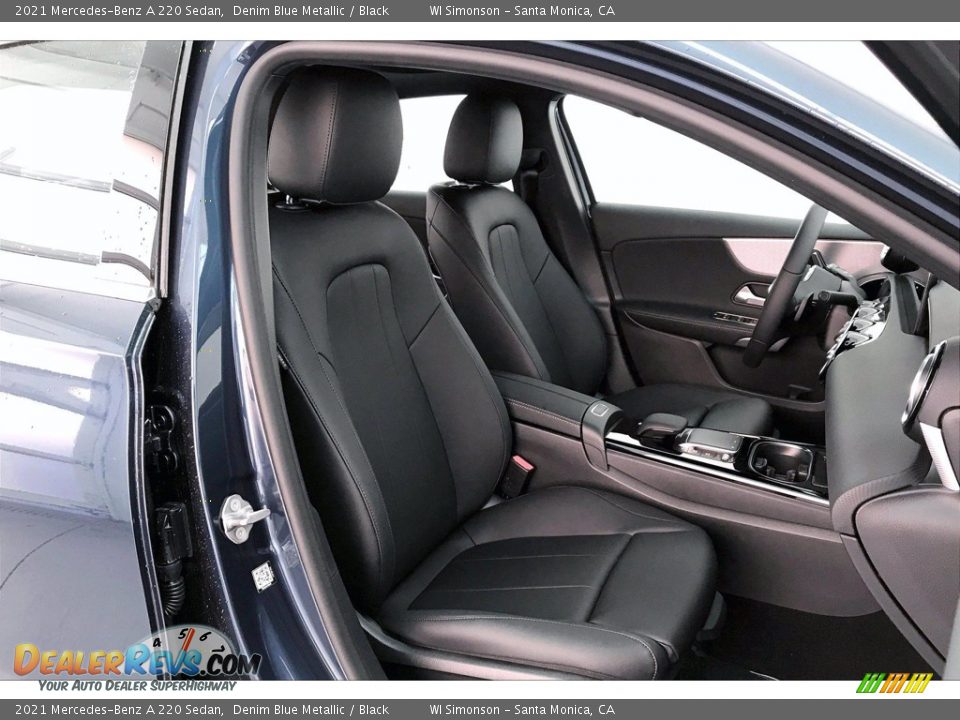 2021 Mercedes-Benz A 220 Sedan Denim Blue Metallic / Black Photo #5