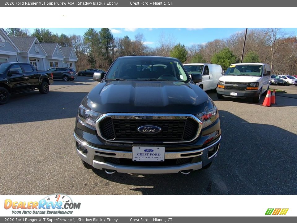 2020 Ford Ranger XLT SuperCrew 4x4 Shadow Black / Ebony Photo #2