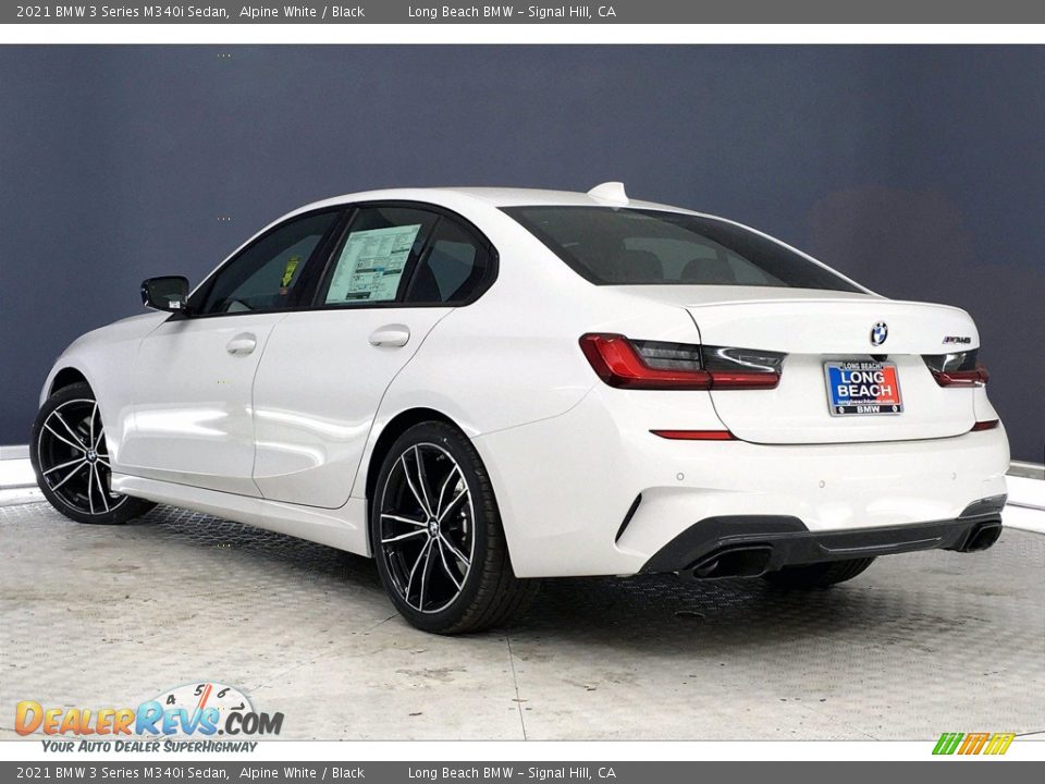2021 BMW 3 Series M340i Sedan Alpine White / Black Photo #3