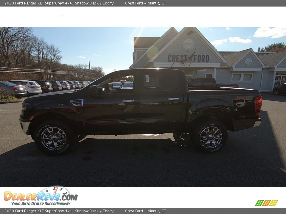 2020 Ford Ranger XLT SuperCrew 4x4 Shadow Black / Ebony Photo #4