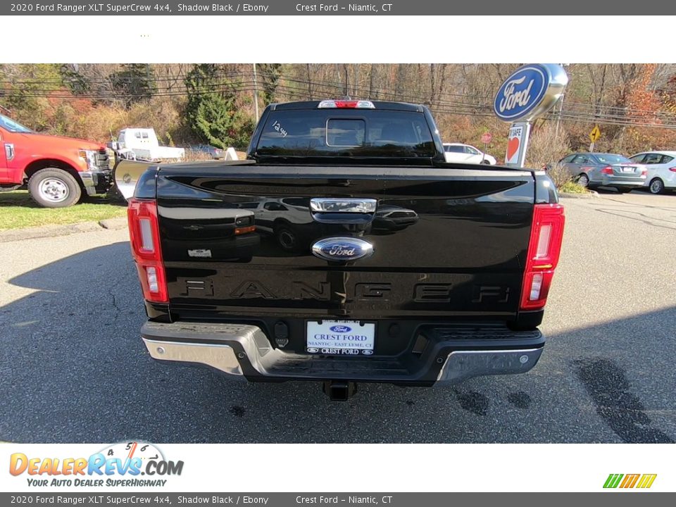 2020 Ford Ranger XLT SuperCrew 4x4 Shadow Black / Ebony Photo #6