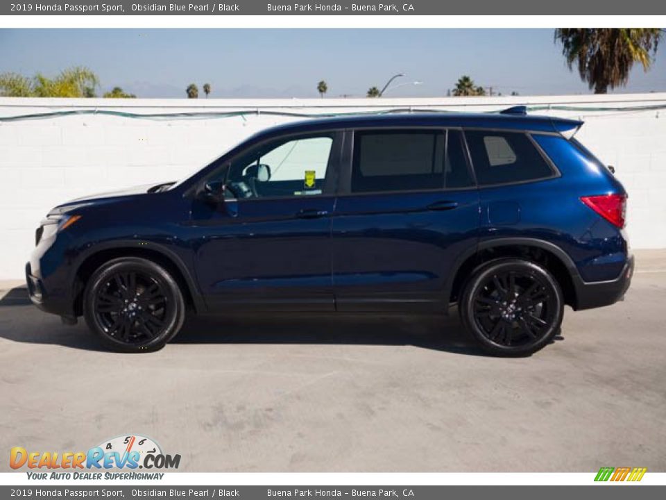 Obsidian Blue Pearl 2019 Honda Passport Sport Photo #8