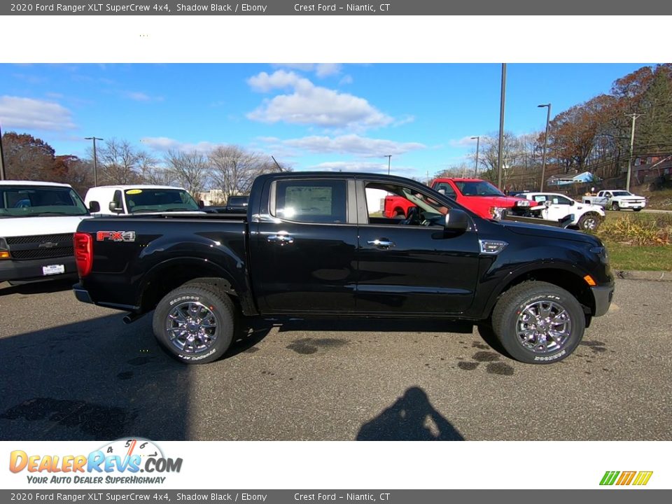 2020 Ford Ranger XLT SuperCrew 4x4 Shadow Black / Ebony Photo #8
