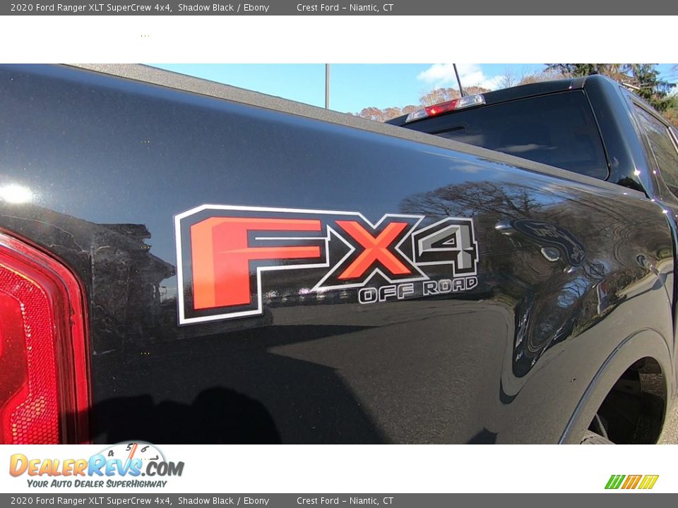 2020 Ford Ranger XLT SuperCrew 4x4 Shadow Black / Ebony Photo #9