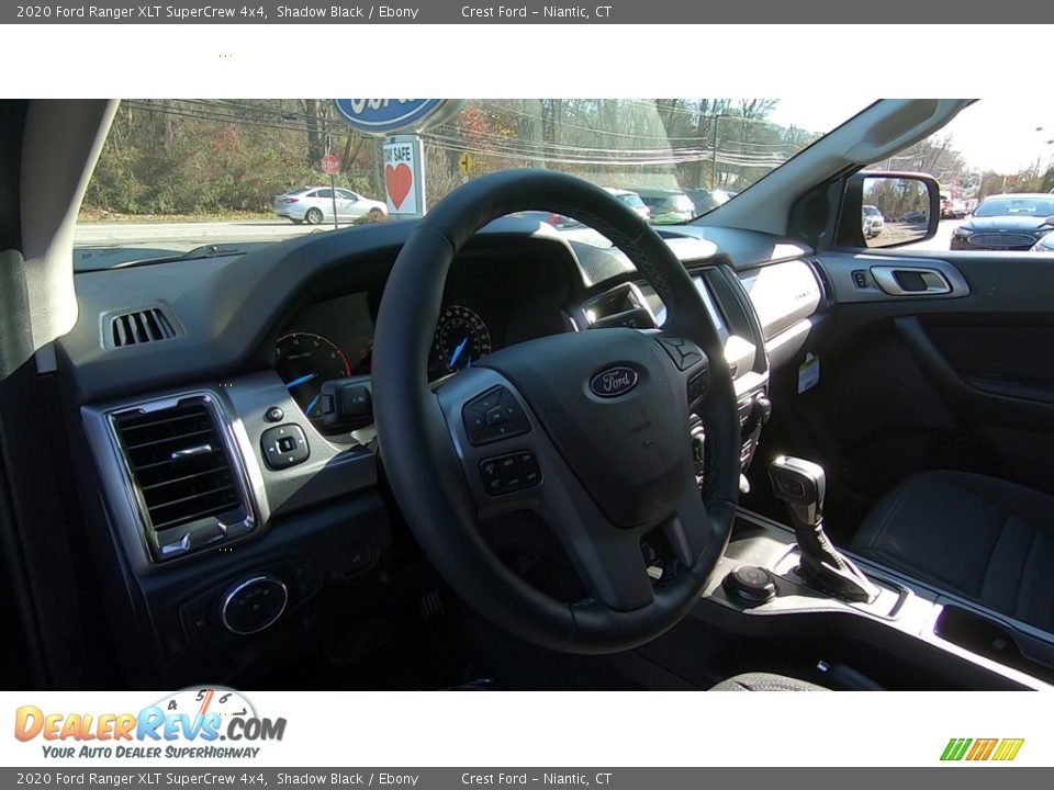 2020 Ford Ranger XLT SuperCrew 4x4 Shadow Black / Ebony Photo #10