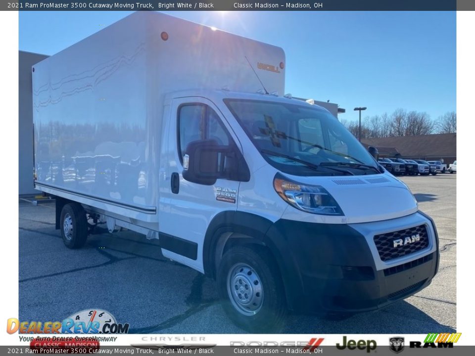 2021 Ram ProMaster 3500 Cutaway Moving Truck Bright White / Black Photo #1