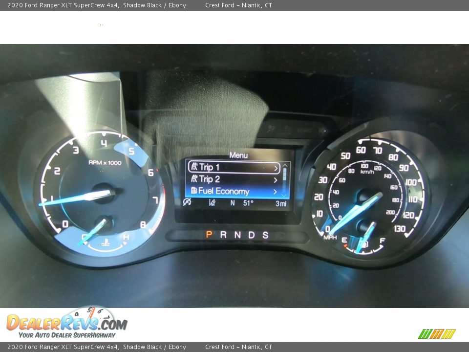 2020 Ford Ranger XLT SuperCrew 4x4 Shadow Black / Ebony Photo #13